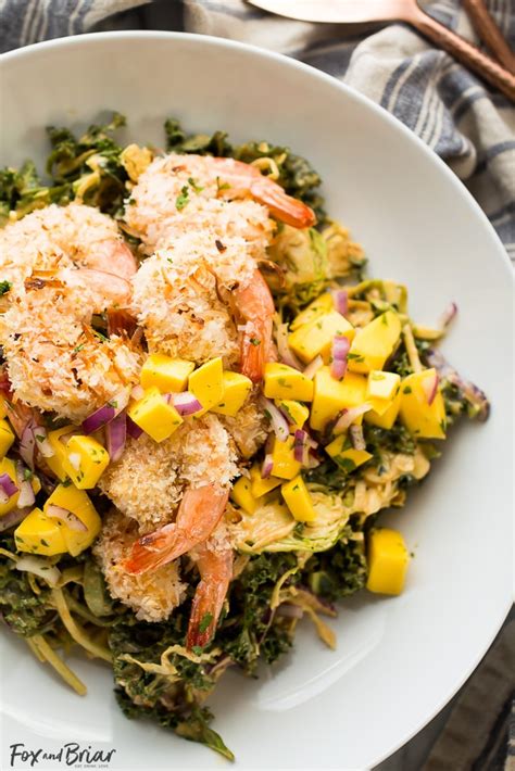 coconut-shrimp-salad-with-peanut-dressing-and image