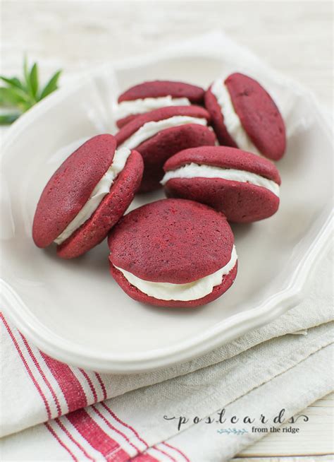 red-velvet-whoopie-pies-with-cream-cheese-filling image