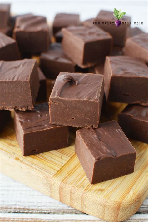 easy-fudge-recipe-no-fail-only-3-ingredients-salty image