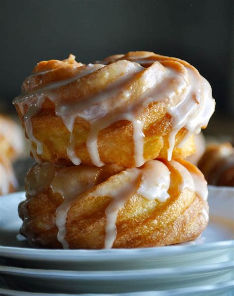 french-cruller-doughnuts-with-honey-glaze-of-batter image