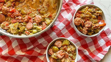 stewed-okra-and-tomatoes-with-sausage-recipe-mashed image