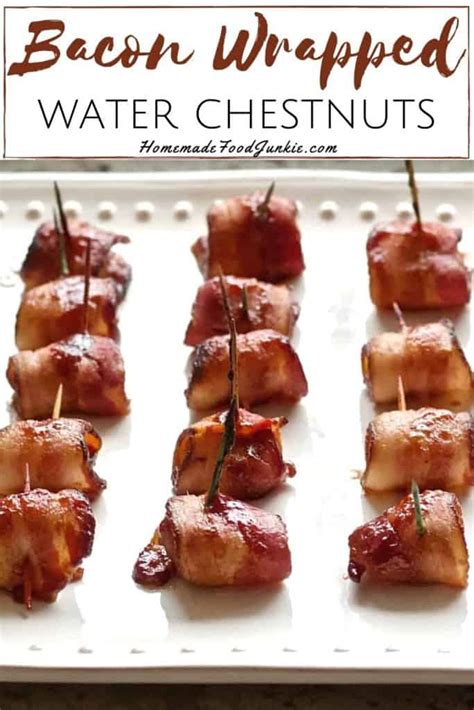 bacon-wrapped-water-chestnuts-appetizers-homemade image
