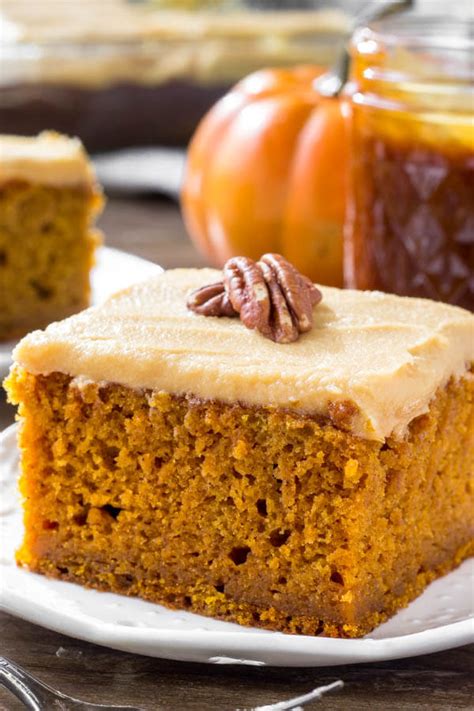 pumpkin-cake-with-caramel-cream-cheese-frosting image