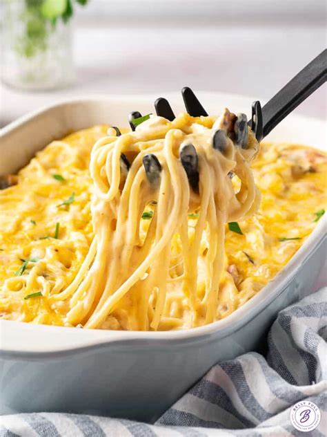 easy-cheesy-chicken-spaghetti-belly-full image