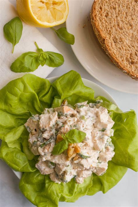 fresh-basil-chicken-salad-with-walnuts-foodie-city image