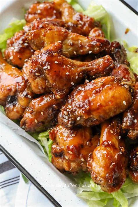 honey-garlic-chicken-wings-recipe-oven-baked-spend image