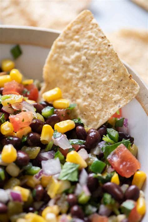 black-bean-salsa-chunky-flavorful-feelgoodfoodie image