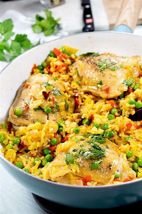 one-pot-spanish-chicken-and-rice-laughing-spatula image