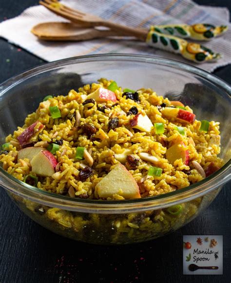curried-rice-salad-with-apples-and-raisins-manila-spoon image