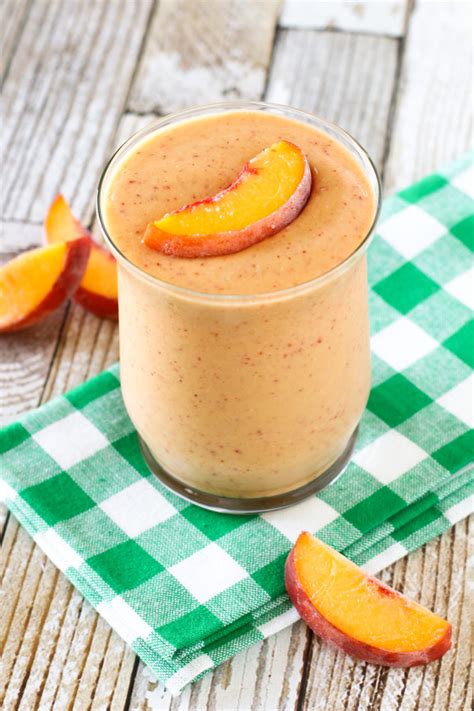 gluten-free-vegan-peach-cobbler-smoothie image