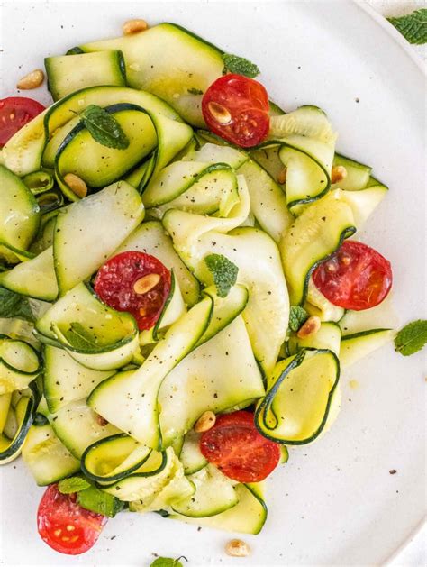 easy-zucchini-salad-plant-based-school image