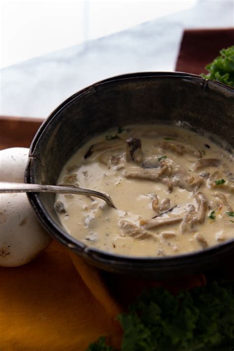 quick-and-easy-creamy-wild-mushroom-soup-two image