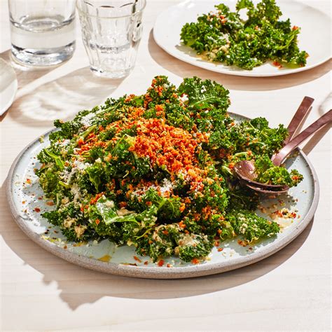 kale-caesar-salad-with-lemony-breadcrumbs image