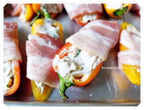 bacon-and-cream-cheese-stuffed-sweet-peppers image