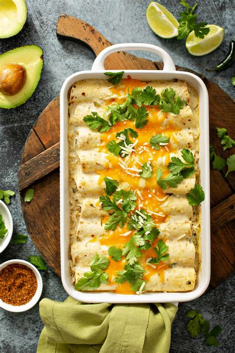the-best-sour-cream-chicken-enchiladas-recipe-the image
