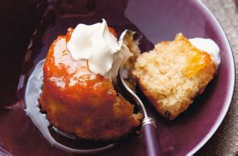 spiced-apple-and-syrup-sponge-puddings-british image