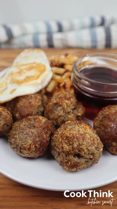 the-best-breakfast-meatballs-cookthink image