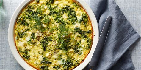 spinach-feta-quiche-eatingwell image