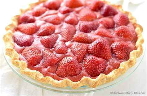 fresh-strawberry-pie-recipe-she-wears-many-hats image
