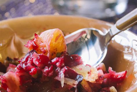 1-bowl-raw-cranberry-fruit-salad-recipe-veeg image