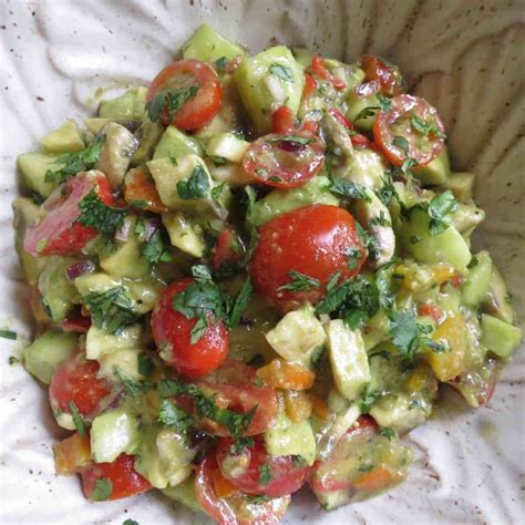 avocado-salad-with-cilantro-lime-vinaigrette image