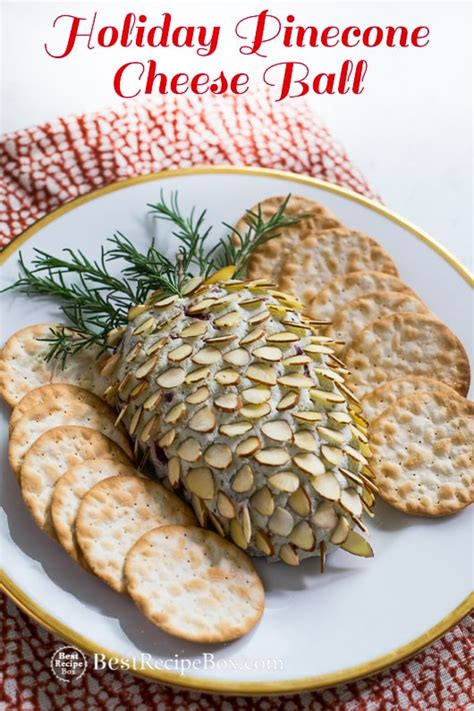 pinecone-cheese-ball-recipe-holiday-appetizer image