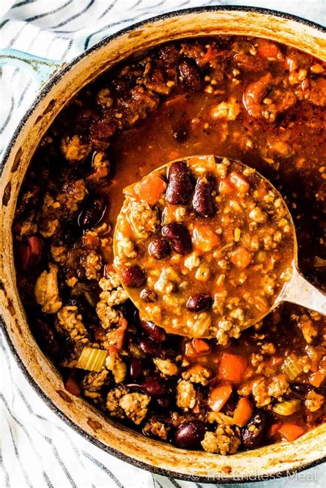 easy-turkey-chili-healthy-recipe-the-endless-meal image