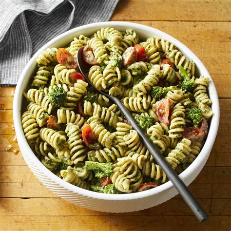 pesto-pasta-salad-recipe-eatingwell image