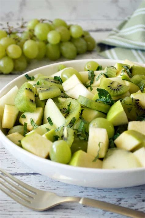 green-fruit-salad-with-fresh-mint-healthy-family-project image