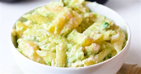 creamy-avocado-pesto-pasta-recipe-20-minute-meal image