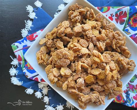 caramel-churro-chex-mix-recipe-an-affair-from-the image