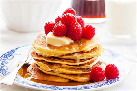 lemon-ricotta-pancakes-recipe-simply image