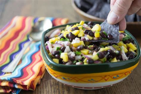mango-black-bean-salsa-recipe-analidas-ethnic-spoon image