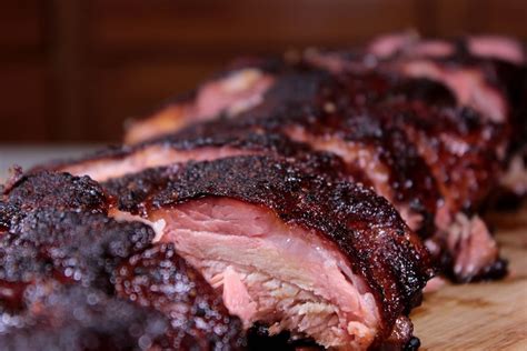 smoked-ribs-with-maple-bbq-glaze-smoking-meat image