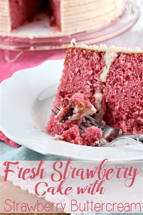 fresh-strawberry-cake-with-strawberry-buttercream image