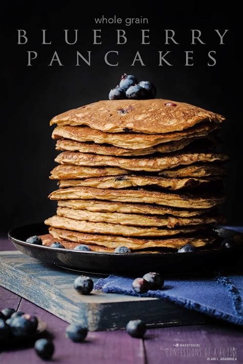 whole-grain-blueberry-pancakes image