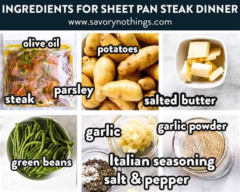 steak-and-potato-sheet-pan-dinner-recipe-savory image