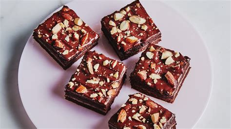double-almond-chocolate-brownie-recipe-bon-apptit image