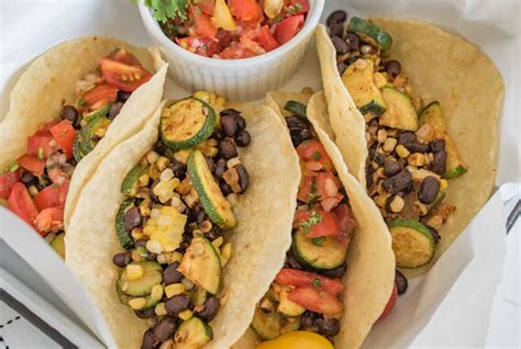 roasted-zucchini-corn-and-black-bean-tacos-mission image