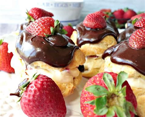 chocolate-strawberry-cream-puffs-kudos-kitchen-by image