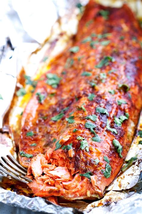 chili-lime-baked-salmon-in-foil-recipe-little-spice-jar image