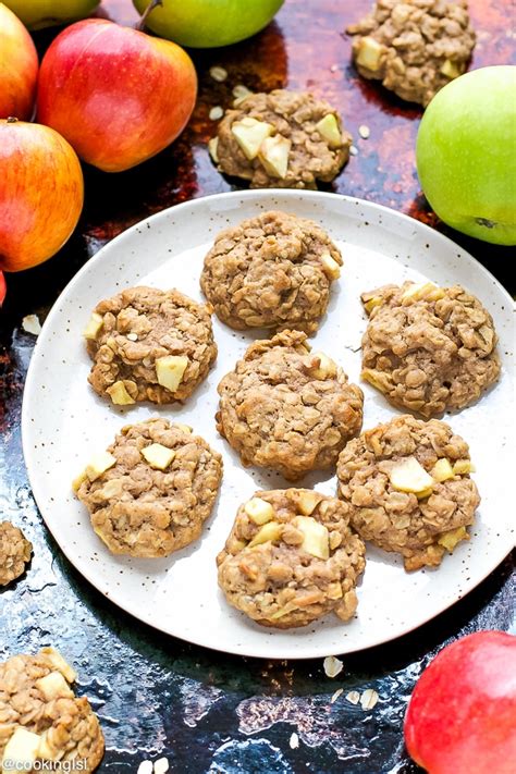 easy-chewy-apple-oatmeal-cookies-recipe-cooking-lsl image