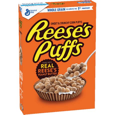 reeses-puffs-peanut-butter-cereal-general-mills-cereal image