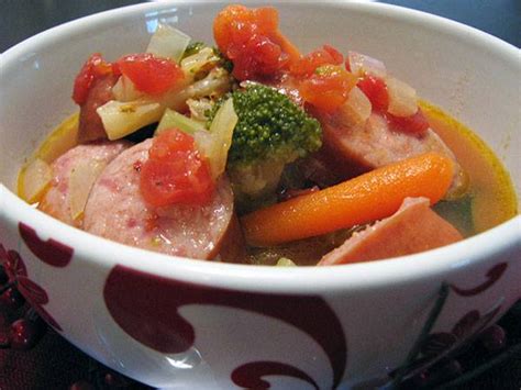 spicy-kielbasa-and-vegetable-soup image