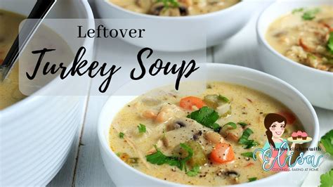 thanksgiving-leftovers-creamy-leftover-turkey-soup image