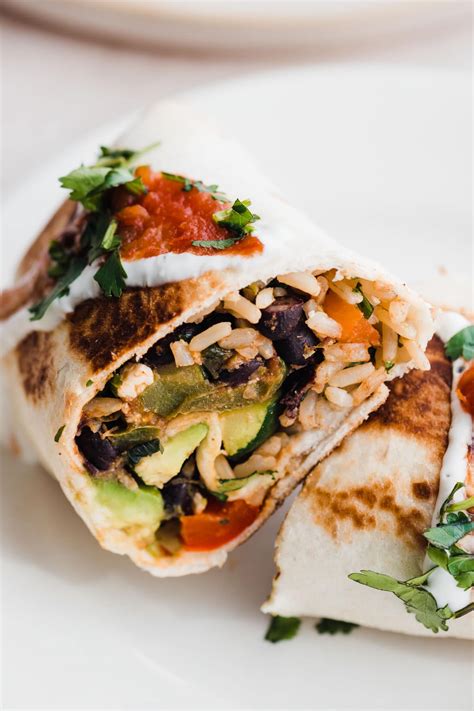 vegetarian-burrito-with-black-beans-and-rice image