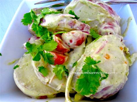 potato-salad-with-avocado-dressing-my-colombian image