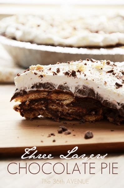 no-bake-three-layers-chocolate-pie-the-36th image
