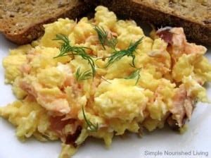 scrambled-eggs-with-salmon-simple-nourished-living image
