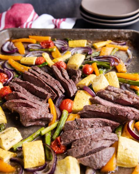sheet-pan-steak-and-rainbow-vegetables-keto-karma image